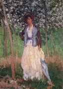 Claude Monet Taking a Walk Germany oil painting artist